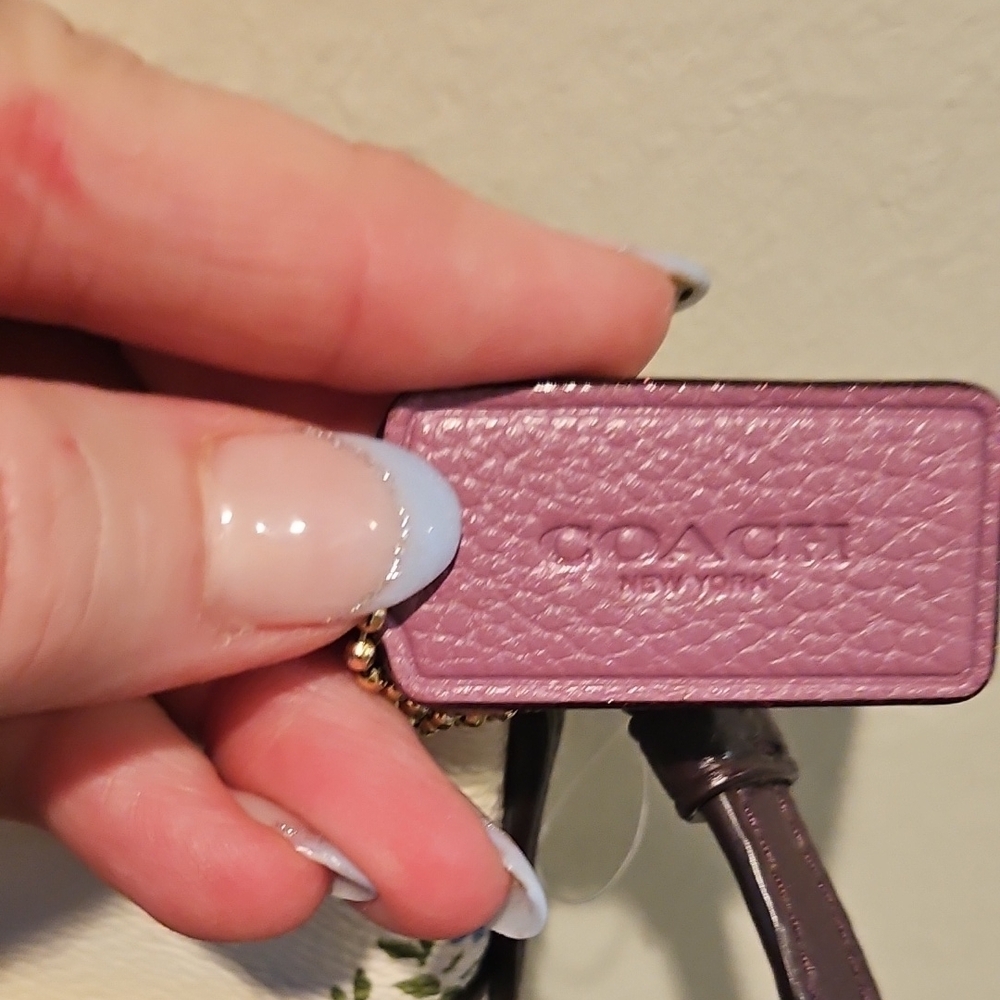 Coach Cream Floral Crossbody Bag - Picture 5 of 5